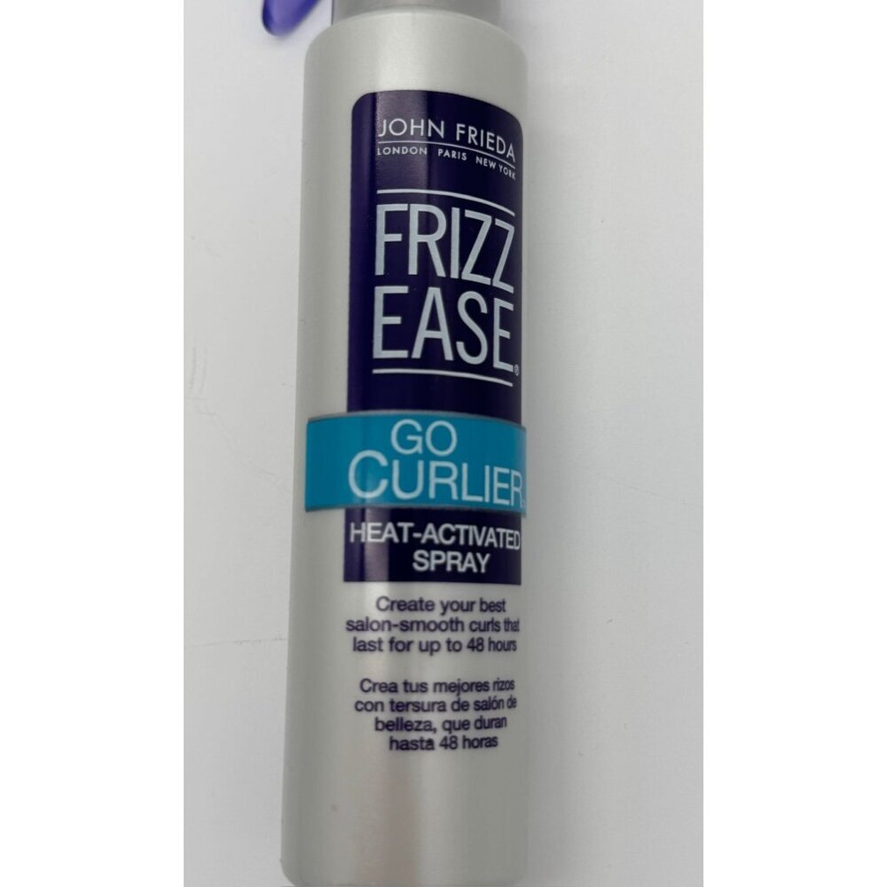 John Frieda FRIZZ EASE Go Curlier Heat Activated Spray 3.5 fl oz 103 ml - Picture 5 of 7